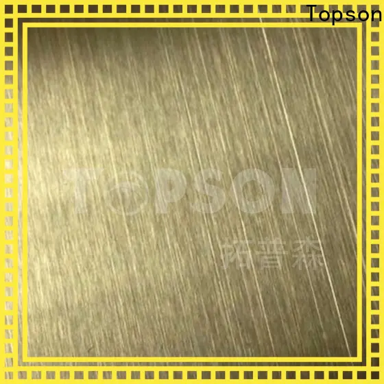 Topson widely used mirror stainless steel sheet Suppliers for interior wall decoration 1