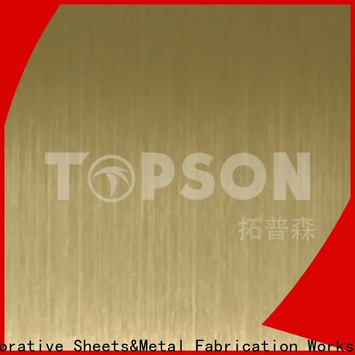 Topson stainless steel sheet panels for elevator for escalator decoration 1