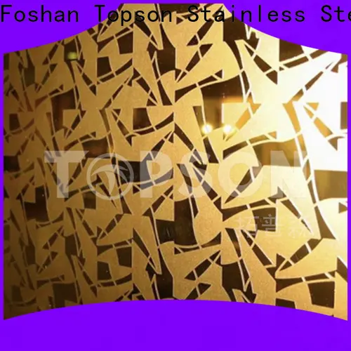Topson stable mirror stainless steel sheet Supply for handrail 1