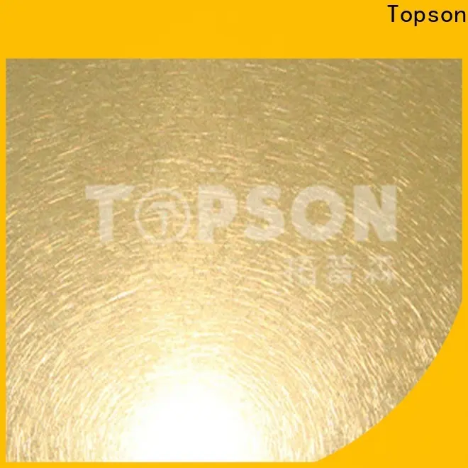 Topson New decorative stainless steel sheet metal Supply for vanity cabinet decoration 1