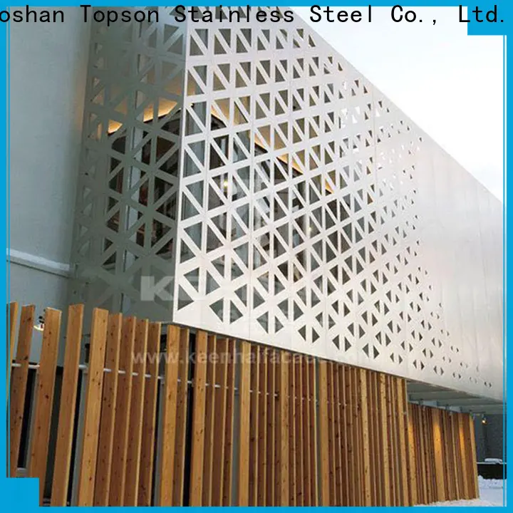 Topson good design internal decorative screens manufacturer for landscape architecture 1