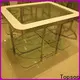 Topson furniture black metal patio furniture set factory for outdoor 1