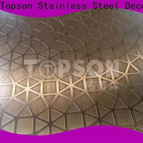 Topson sheetmirror stainless steel sheet prices company for partition screens 1