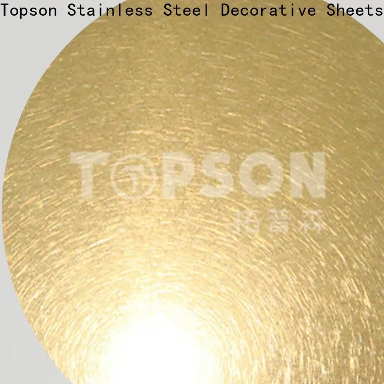 Topson gorgeous stainless steel brushed finish types for business for kitchen 1