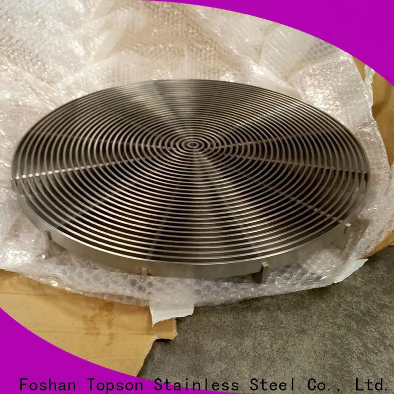 Topson cnc metal bar grating factory for mall 1