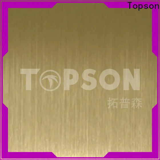 Topson colorful stainless sheet metal for sale Supply for furniture 1