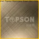 Topson hairline etched design stainless steel sheet China for handrail 1