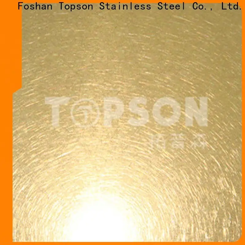 Topson Wholesale stainless steel sheet panels manufacturers for handrail 1