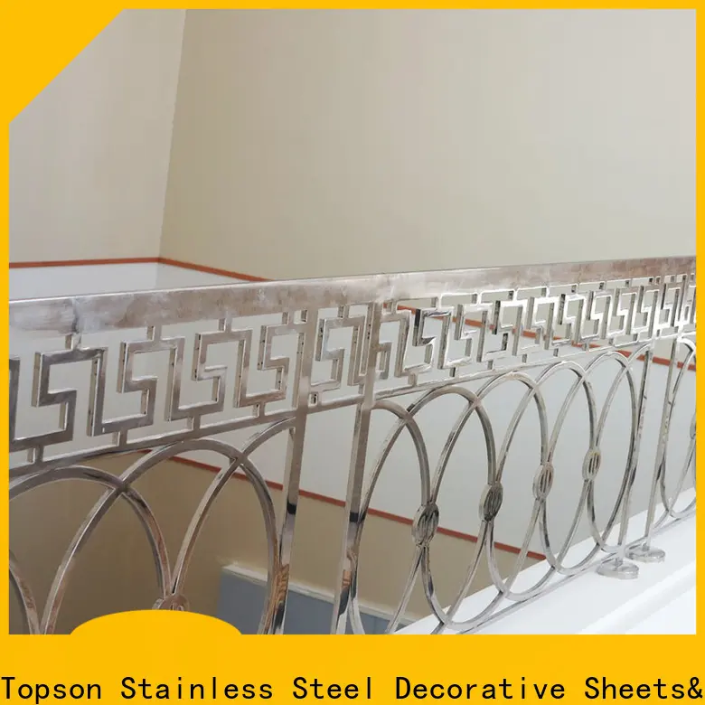 Topson advanced technology stainless steel stair posts Suppliers for tower 1