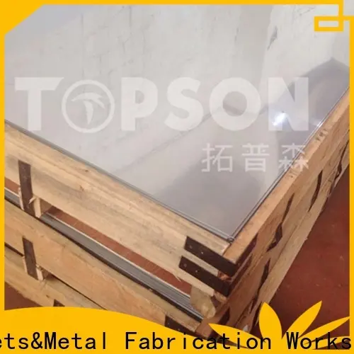 Topson colorful stainless steel decorative plate factory for furniture 1