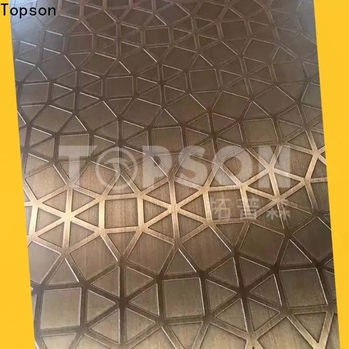 Topson stainless steel sheet suppliers manufacturers for elevator for escalator decoration 1