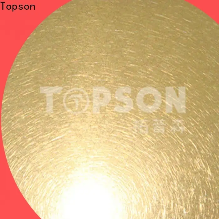 Topson colorful etched design stainless steel sheet manufacturers for handrail 1