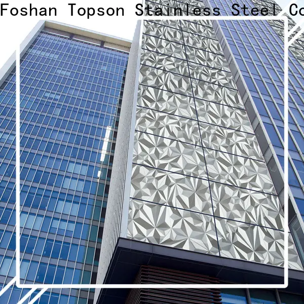 Topson external kitchen wall panel stainless steel manufacturers for wall 1