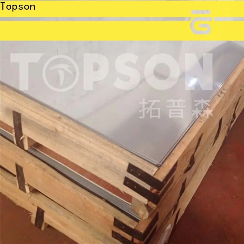 Topson Wholesale brushed stainless sheet manufacturers for furniture 1
