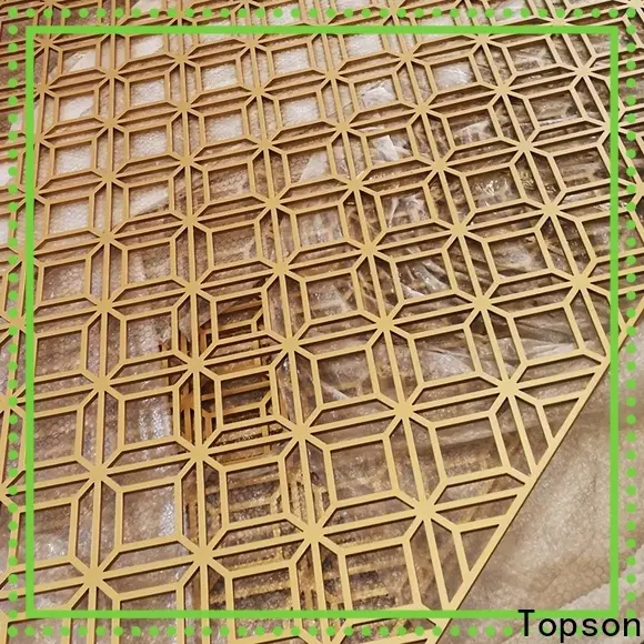 Topson New perforated metal screen wall for business for building faced 1