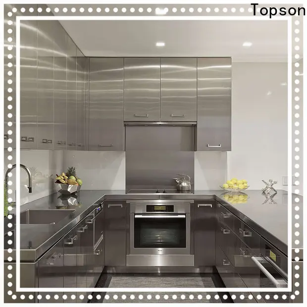 Topson furniture stainless steel commercial kitchen cabinets Supply for outdoor 1