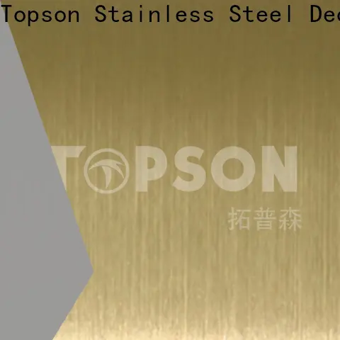 Topson High-quality stainless steel decorative plate China for handrail 1