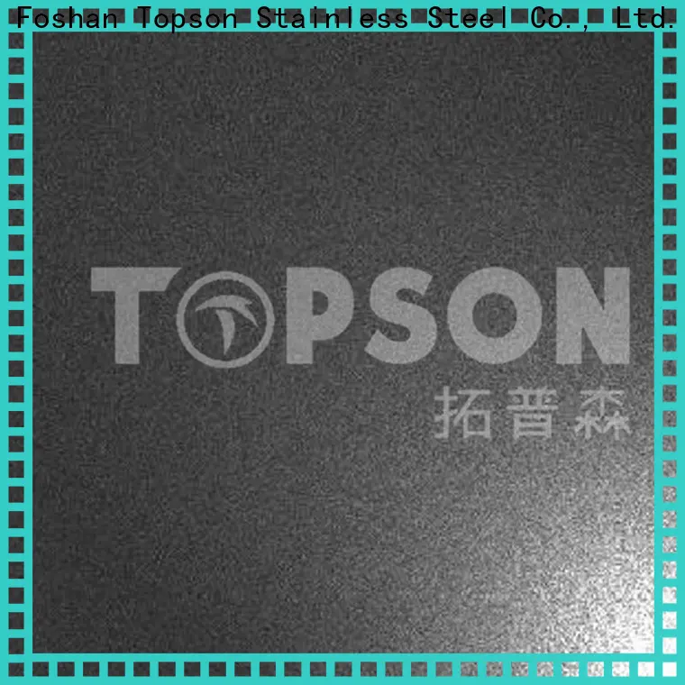 Topson colorful stainless steel sheet stockists company for vanity cabinet decoration 1
