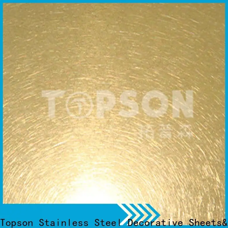Topson luxurious decorative stainless steel sheet metal Suppliers for kitchen 1