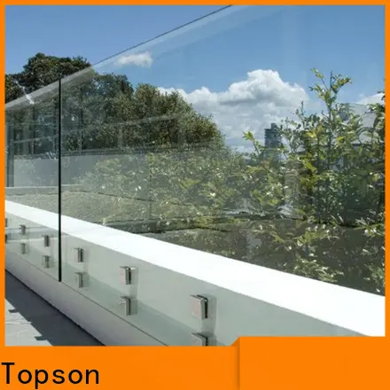 fashion design exterior glass railing system modern Supply for TV wall 1