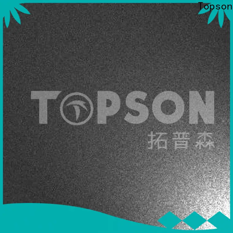 Topson antifingerprint stainless steel embossed plate for business for kitchen 1