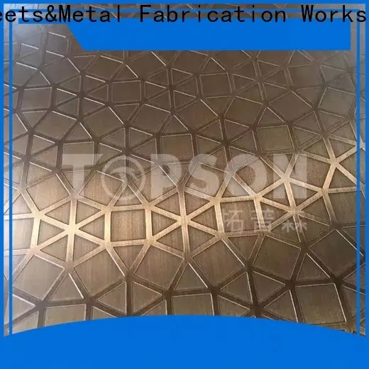 Topson etching stainless steel sheet metal manufacturers China for elevator for escalator decoration 1