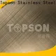 Topson blasted decorative stainless steel sheet for interior wall decoration 1