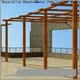 Topson High-quality white aluminum attached pergola factory for resort 1