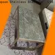 Topson stainless small black metal garden table company for outdoor 1