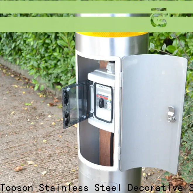 Topson steel stainless steel pipe bollards for room 1