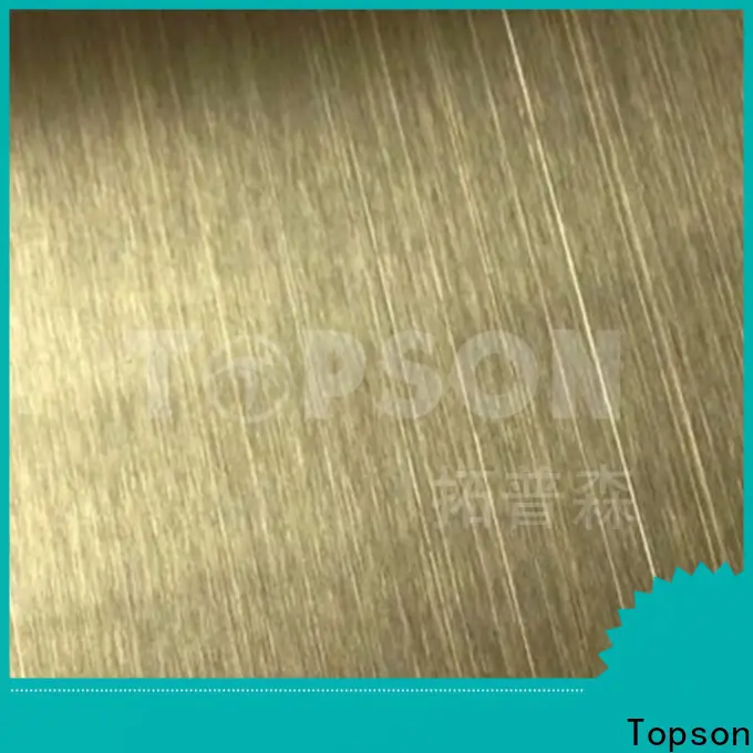 Topson brushed black stainless steel sheet metal factory for elevator for escalator decoration 1