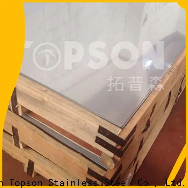 Topson cross coloured stainless steel sheet suppliers Supply for furniture 1
