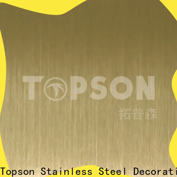 Topson stable decorative stainless steel sheet metal manufacturers for elevator for escalator decoration 1