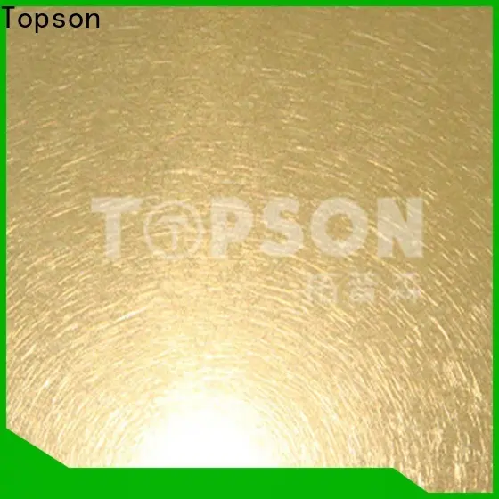 Topson durable stainless steel sheet stockists for elevator for escalator decoration 1