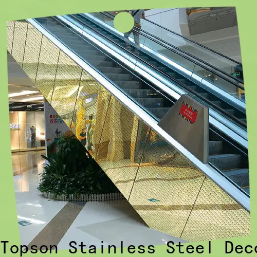 Topson stainless colorbond clad homes in china for shopping mall 1