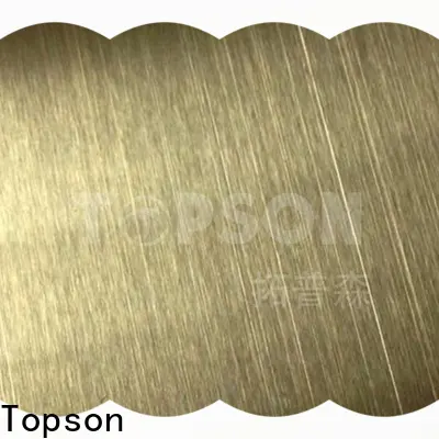 Topson Custom stainless steel sheets for sale manufacturers for interior wall decoration 1