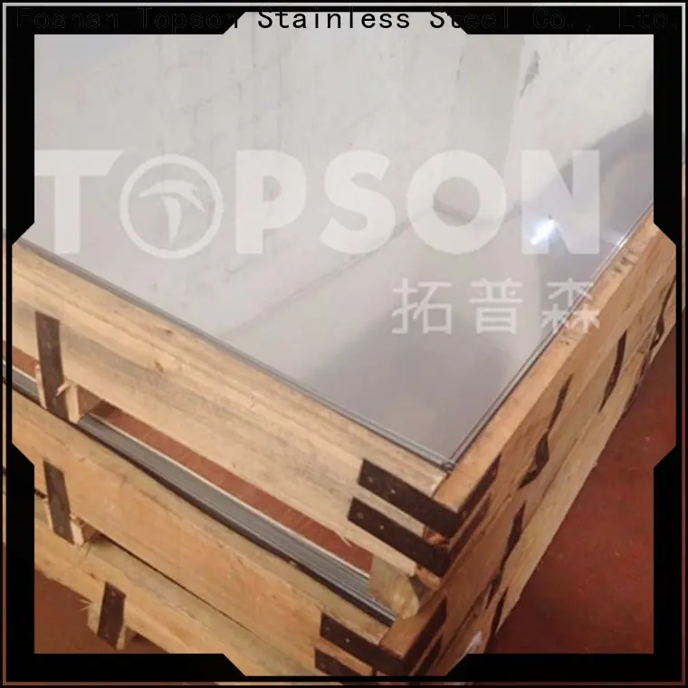 Topson durable decorative stainless steel sheet suppliers company for furniture 1
