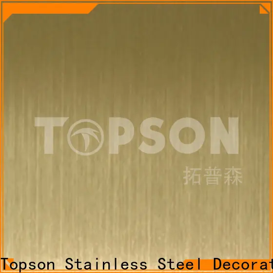 Topson sheetdecorative patterned stainless steel sheet supplier company for floor 1