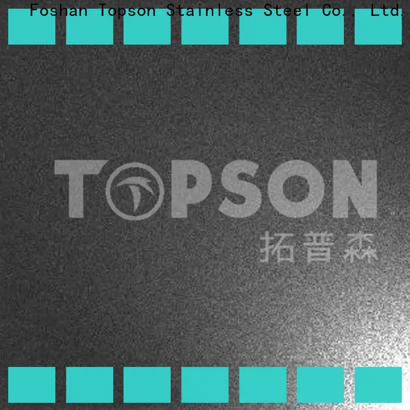 Topson Custom etched design stainless steel sheet Suppliers for kitchen 1