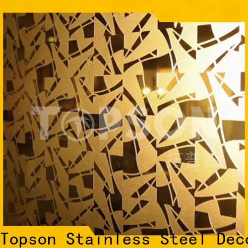 Topson metal stainless steel brushed finish types for kitchen 1