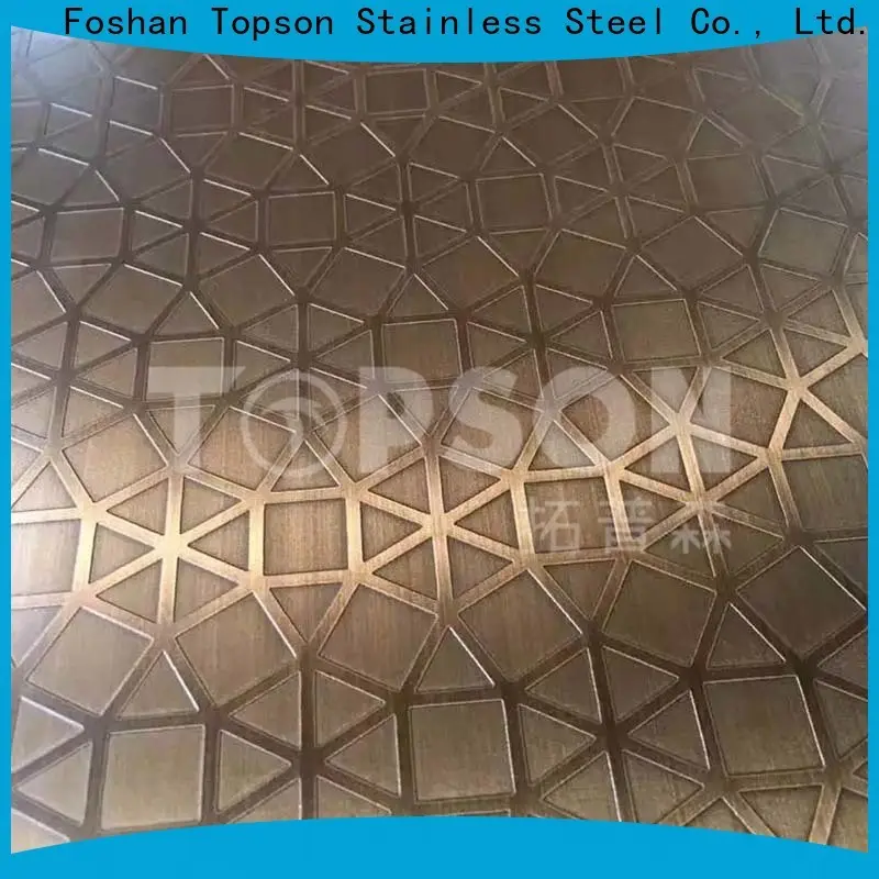 Topson brushed stainless steel finish for vanity cabinet decoration 1