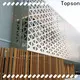 Topson Wholesale outdoor architectural metal screen panels Supply for protection 1