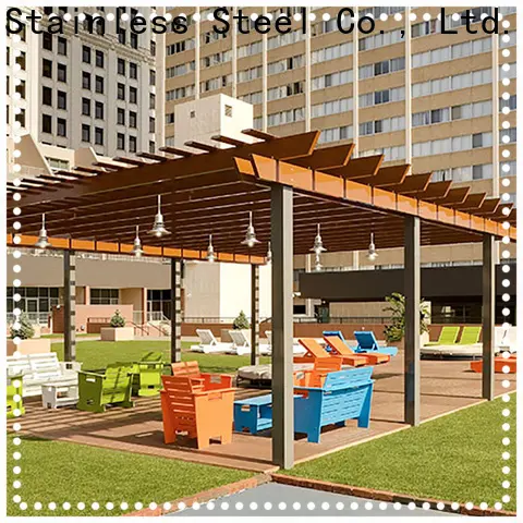 stain resistance metal work business pergola manufacturers for park 1