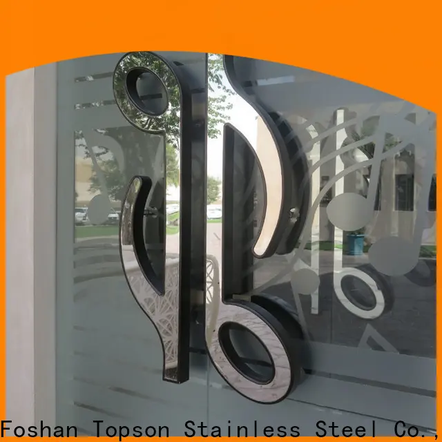 Topson Wholesale steel handles for doors manufacturers for roof decoration 1