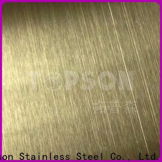 Topson antique bead blast finish stainless steel factory for partition screens 1