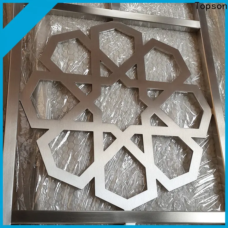 Topson Custom metal mashrabiya manufacturer for building faced 1