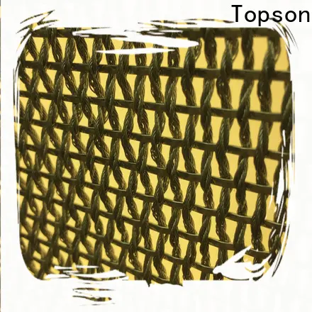 Topson metal perforated metal screen wall company for exterior decoration 1