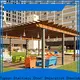 Custom aluminium pergola frame pergolaaluminum for business for resort 1