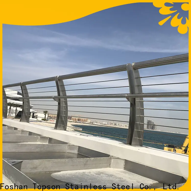 Topson stable glass and steel staircase railing for building 1