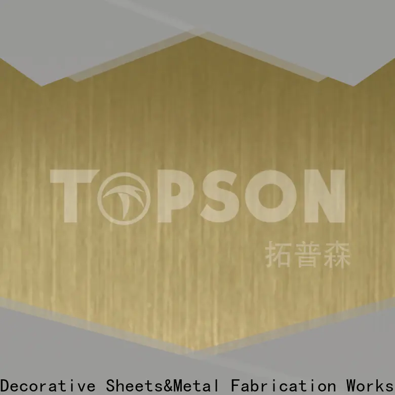 Topson widely used rigidised stainless steel sheet Suppliers for floor 1